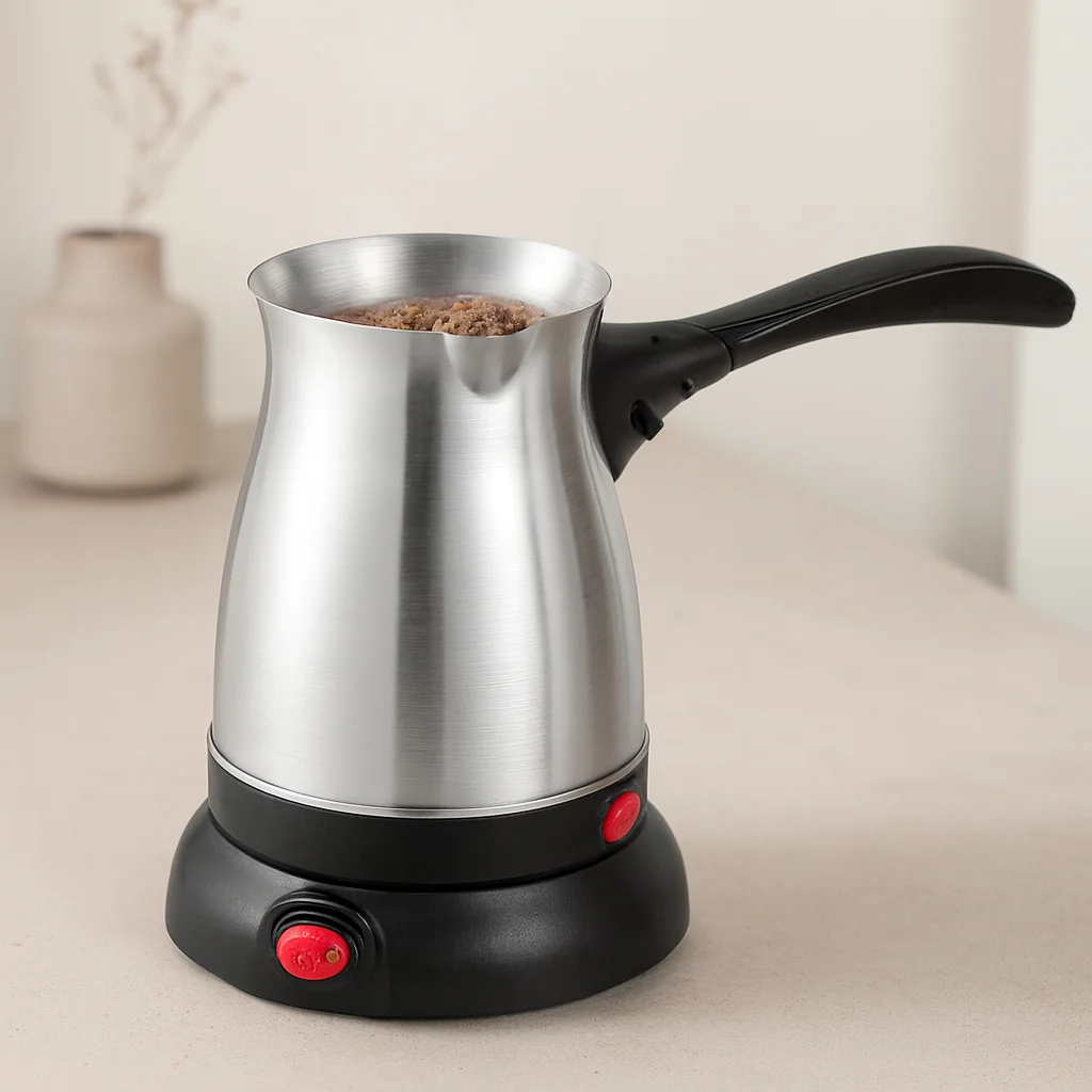Elektrikli Cezve 600W 500ml ? 6 Fincan 360° Kablosuz