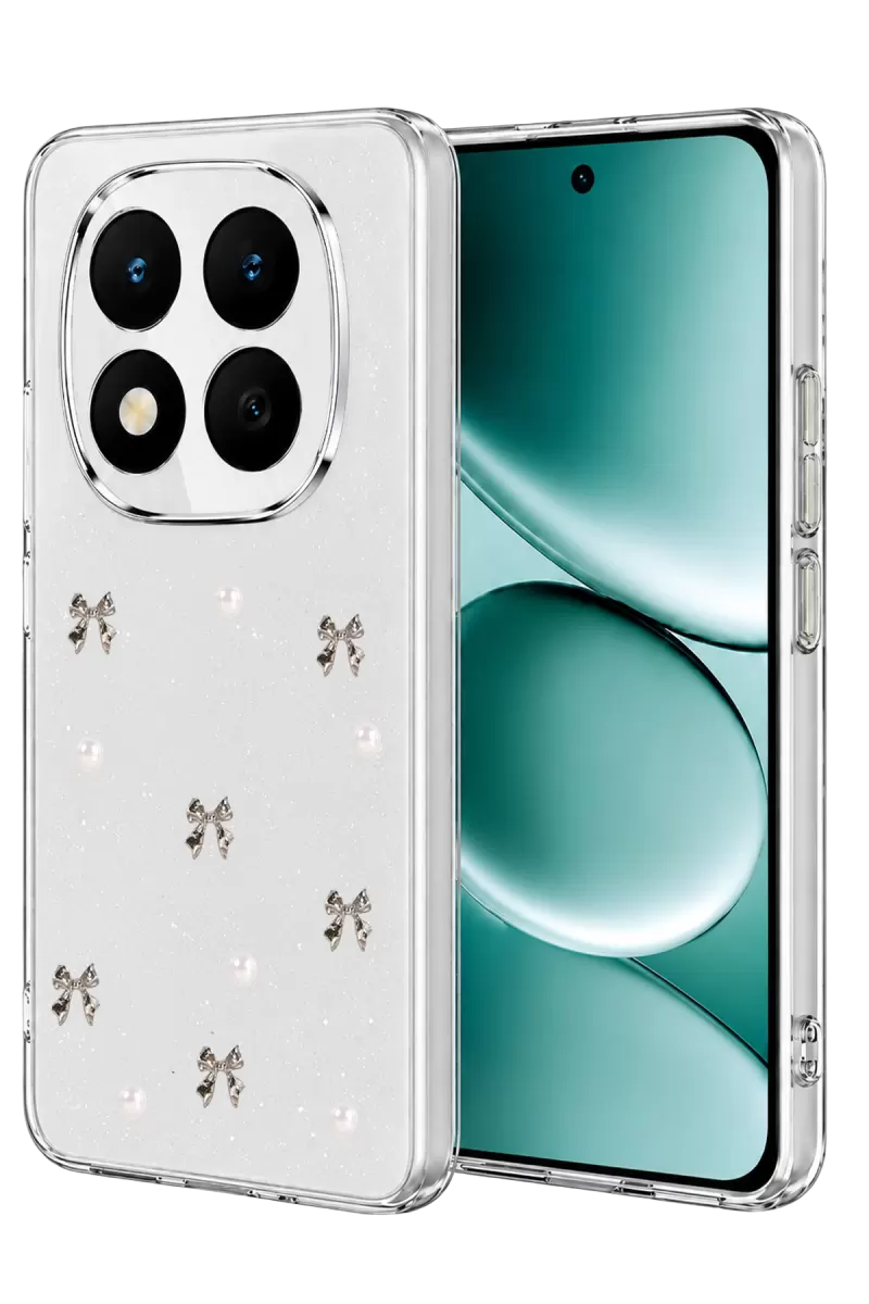 Xiaomi Redmi Note 15 4G Uyumlu Fiyonk Desenli Kapak - Desen 8