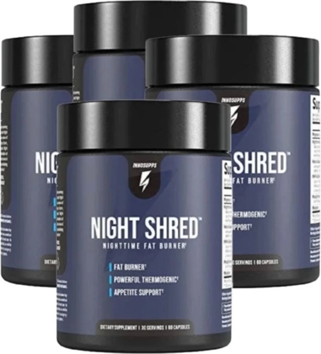 Süper Innosupps Night Shred 60 Caps x 4 Adet
