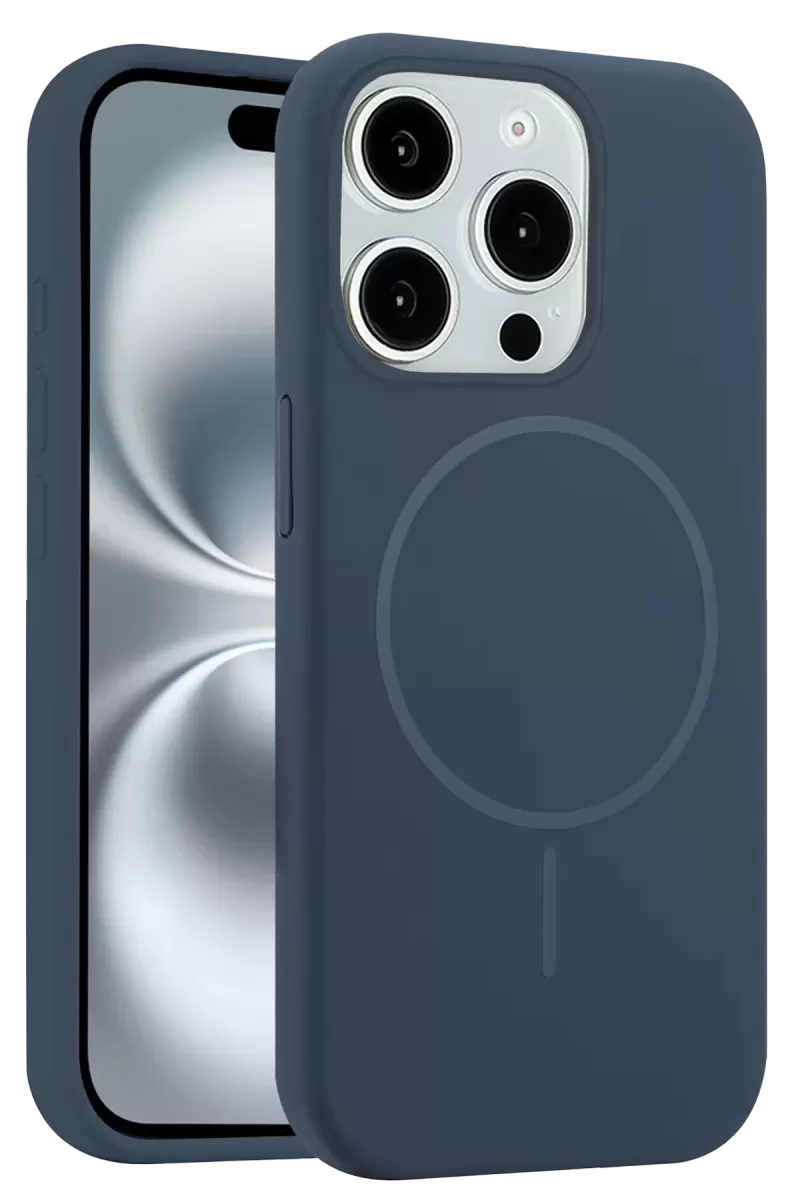 Joko Apple iPhone 15 Pro Max Uyumlu Kılıf Jully Magsafe Kapak - Lacivert