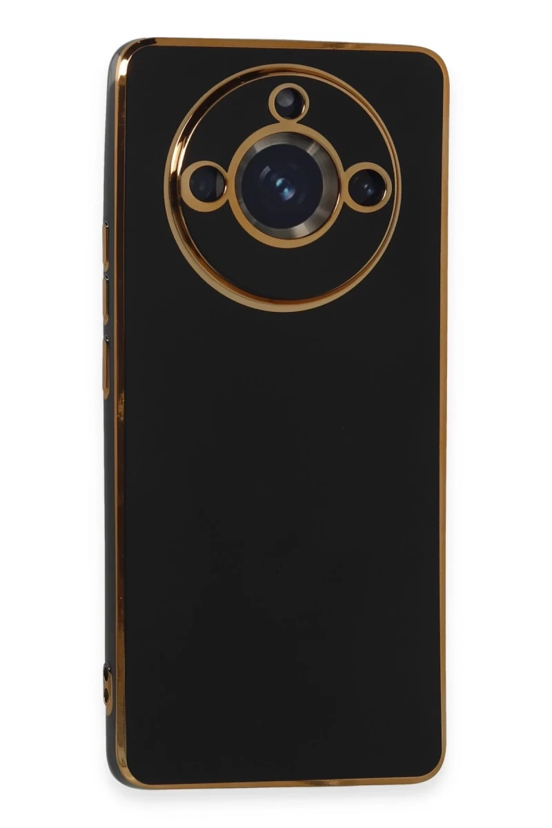 Realme 11 Pro Uyumlu Kılıf Volet Silikon - Siyah