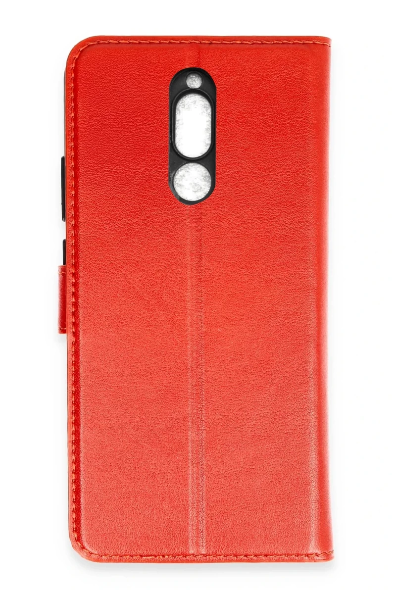 Xiaomi Mi 8 Uyumlu Trend S Plus Kapaklı Kılıf - Kırmızı