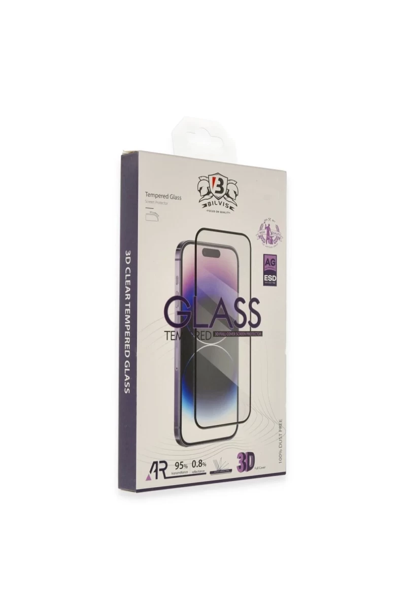 Apple iPhone 16 Plus Uyumlu Bilvis 3D Cam Ekran Koruyucu