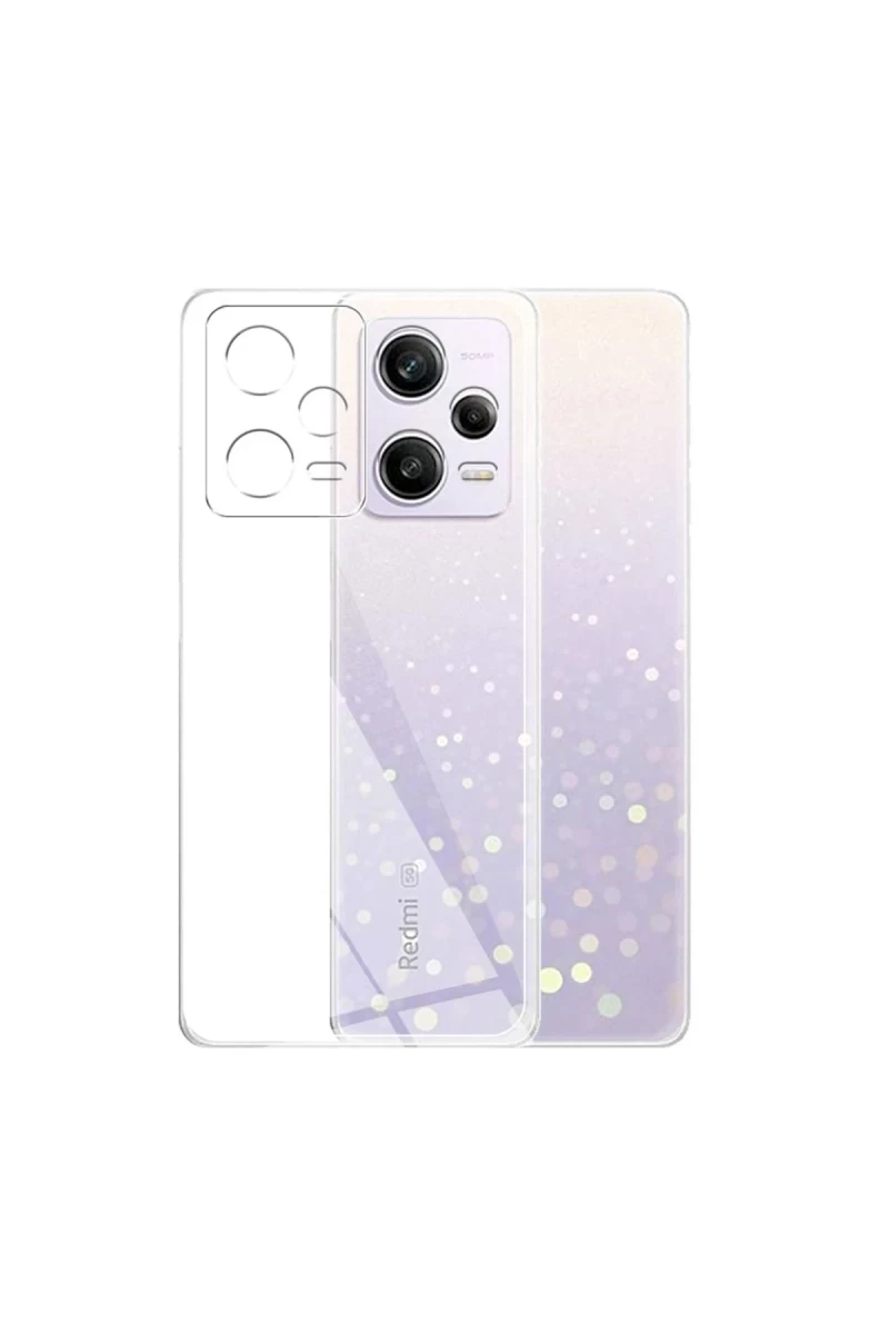 Xiaomi Redmi Note 12 5G Uyumlu Kılıf Lüx Şeffaf Silikon