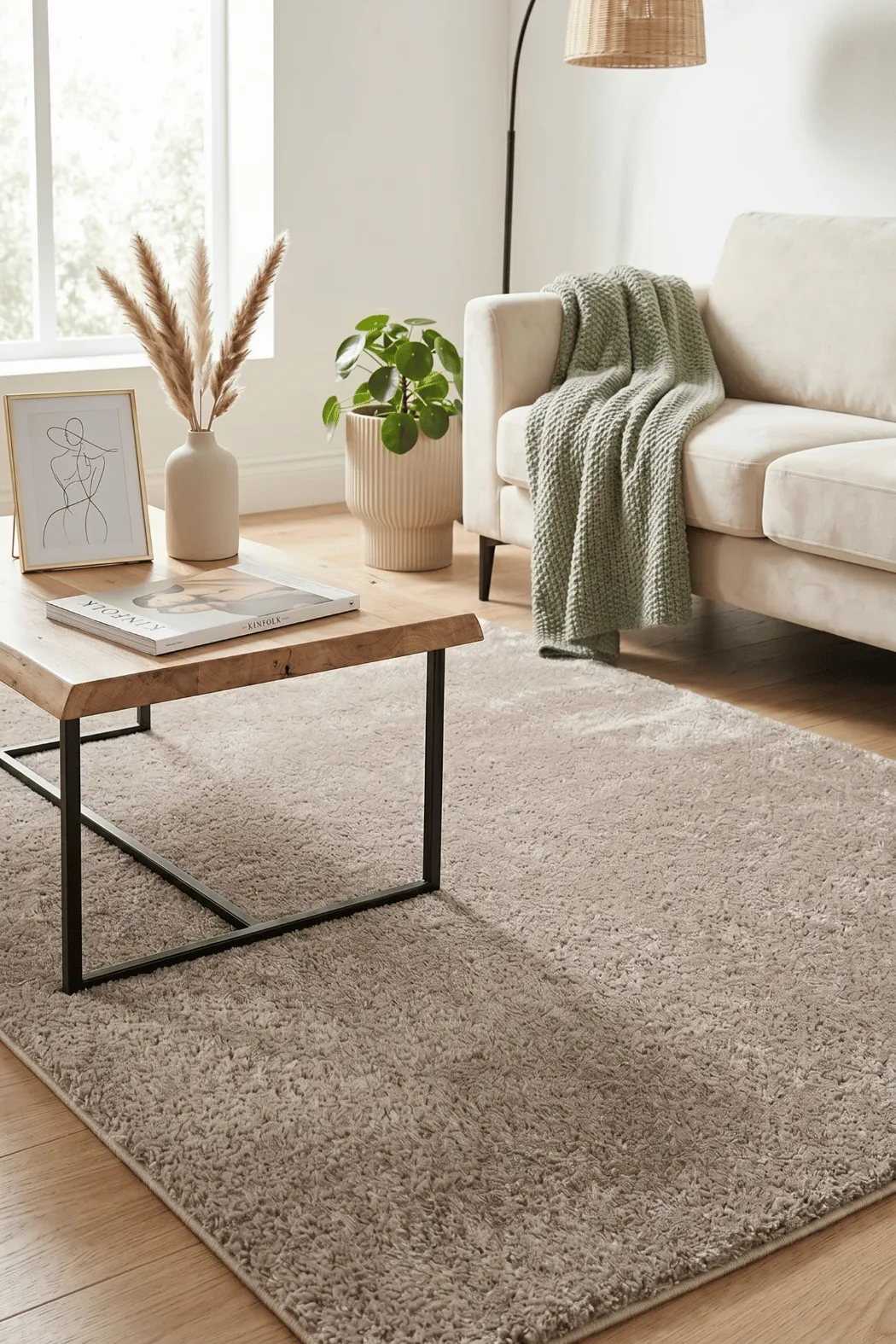 YoudayHomeCollection POLY Peluş Halı Model Oturma Odası Halısı · EBAT: 100X300