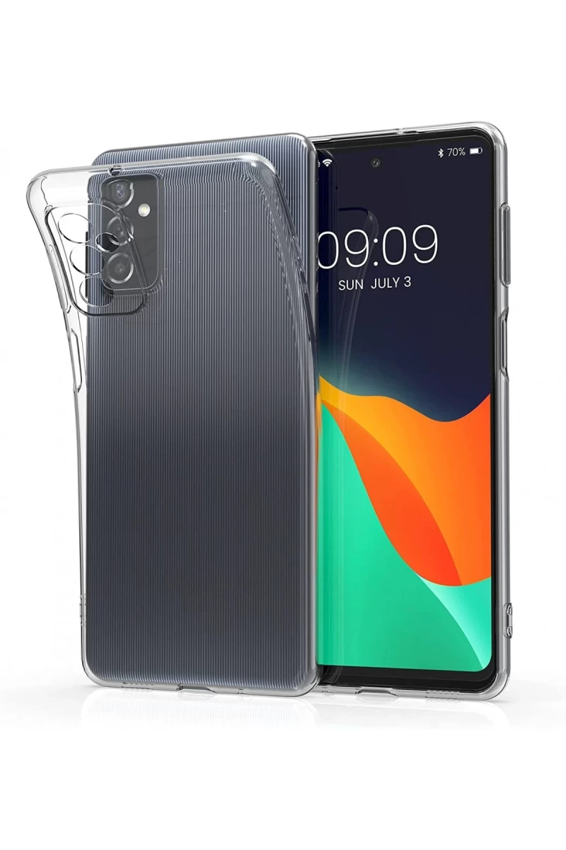 Samsung Galaxy M52 5G Uyumlu Kılıf Lüx Şeffaf Silikon