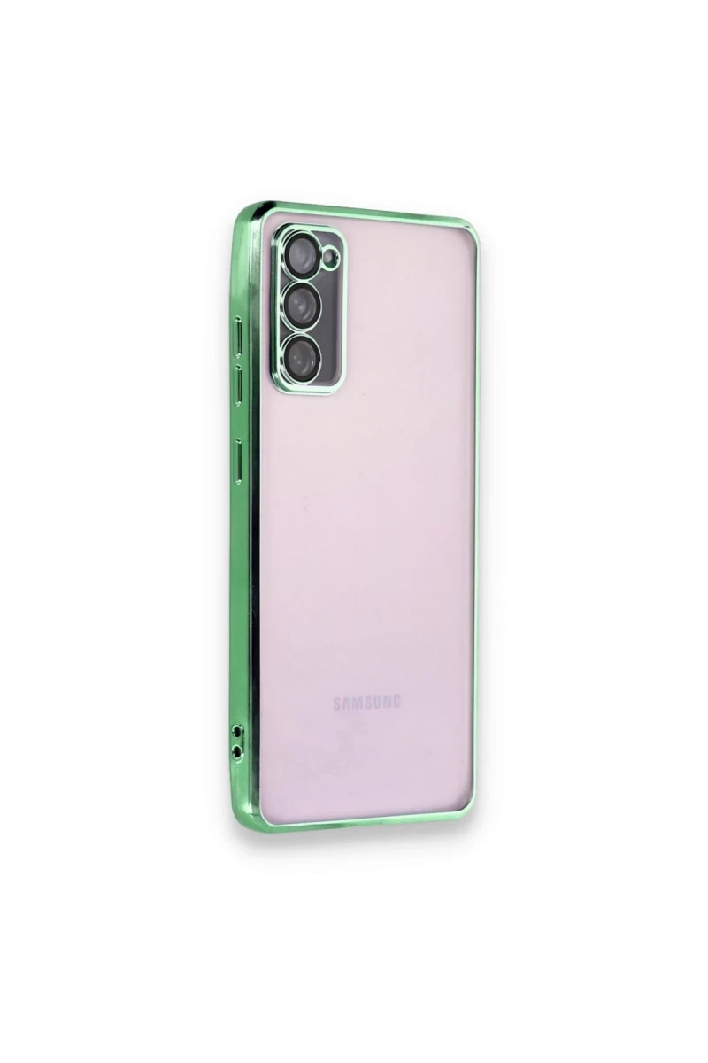 Samsung Galaxy S20 FE Uyumlu Kılıf Lensli Silikon - Yeşil