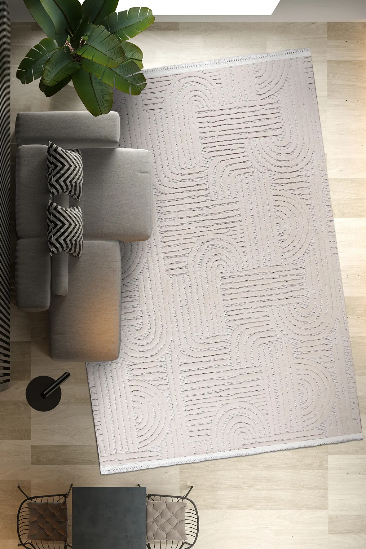 YoudayHomeCollection TİGANA Model Oturma Odası Halısı · EBAT: 160X235