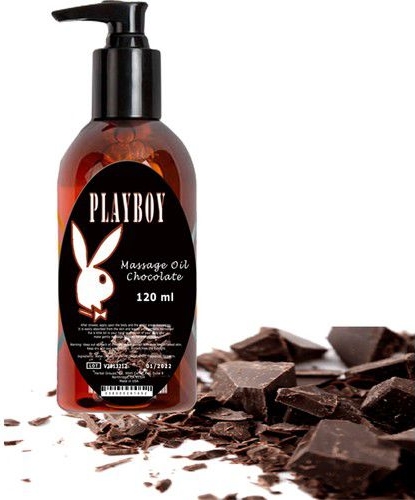 Playboy Chocolate Massage Oil 120 ml Çikolata Aromalı Vücut Masaj Yağ 2 Adet