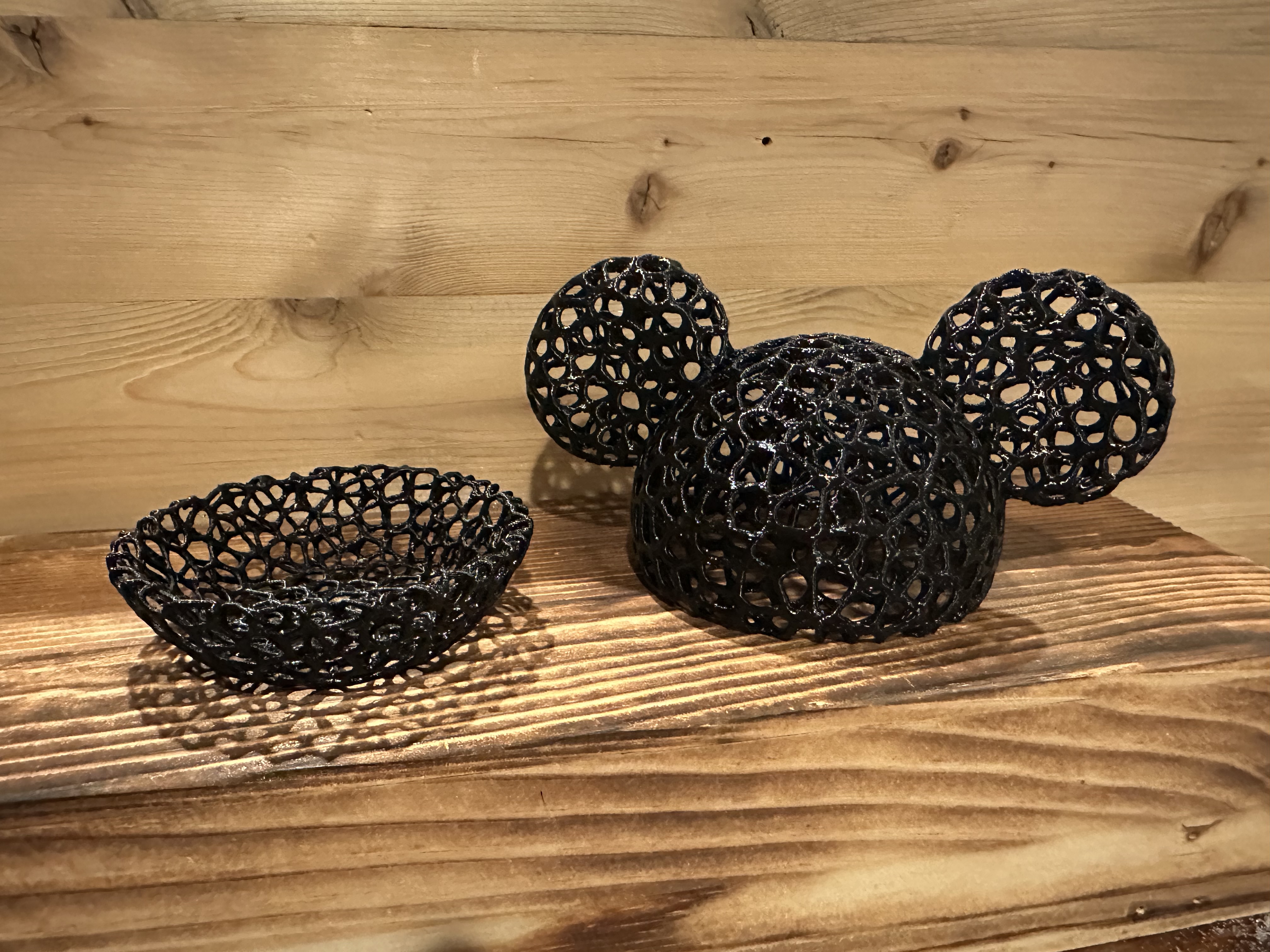 Voronoi Desenli Fare Figürlü Kumbara ve Çok Amaçlı Dekoratif Obje