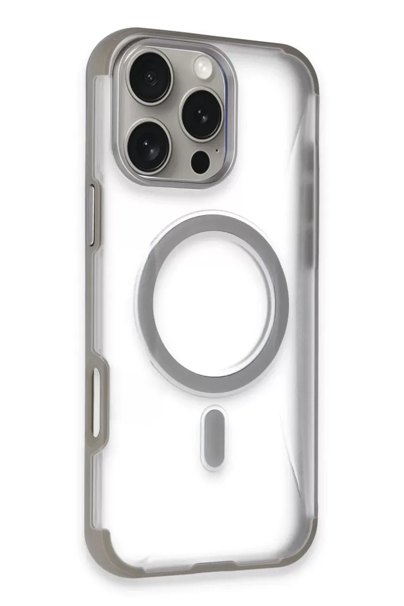 Joko Apple iPhone 14 Pro Max Uyumlu Hilton Magsafe Kapak - Titan Gri