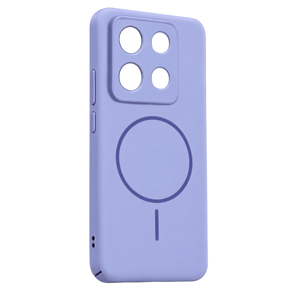 Xiaomi Redmi Note 13 4G Mika PC Magsafe Kapak - Açık Mor