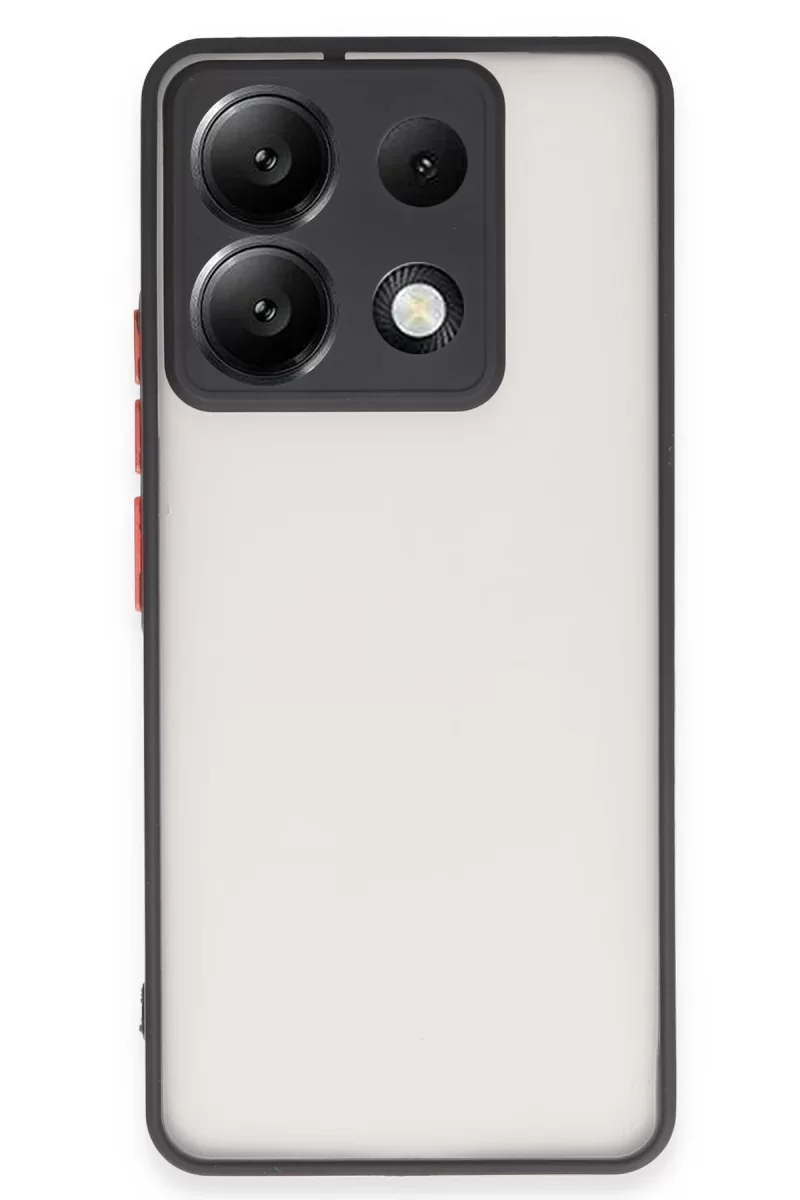Xiaomi Redmi Note 13 Pro 5G Uyumlu Kılıf Montreal Silikon Kapak - Siyah