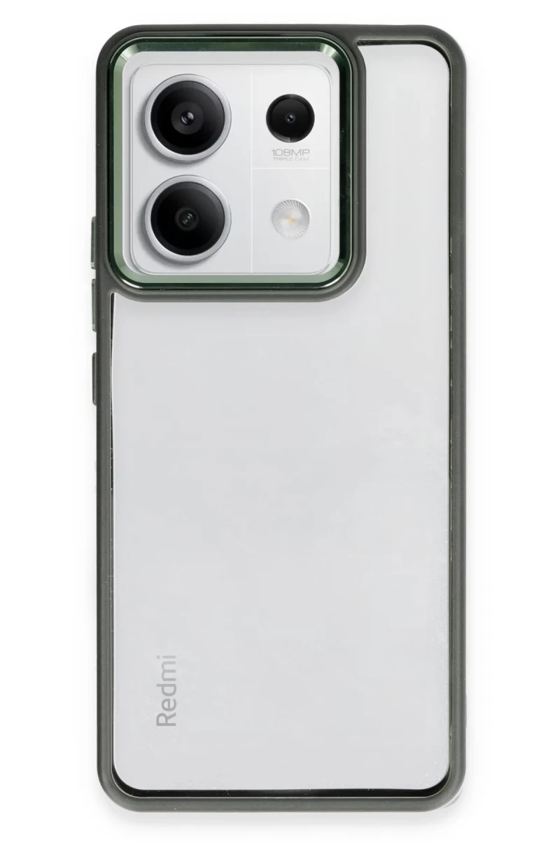 Xiaomi Redmi Note 13 Pro 5G Uyumlu Kılıf Power Silikon - Koyu Yeşil