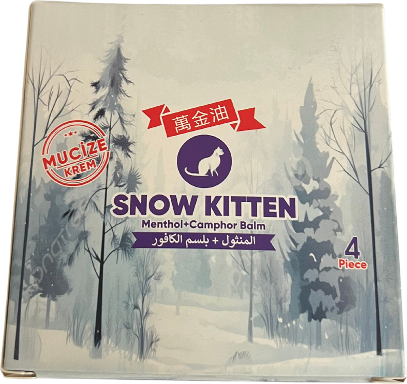 Medicablends Snow Kitten Menthol Balm Krem 4lü