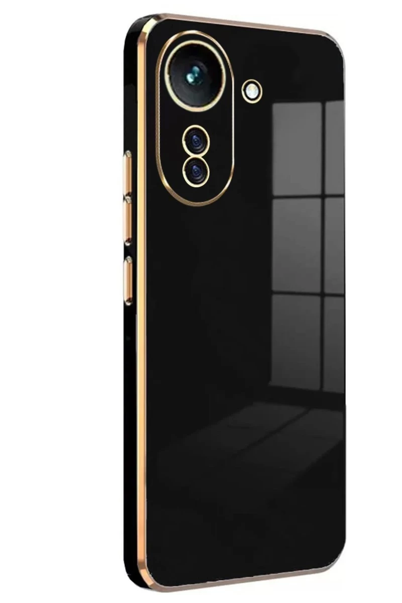 Xiaomi Redmi 13C Uyumlu Kılıf Volet Silikon - Siyah