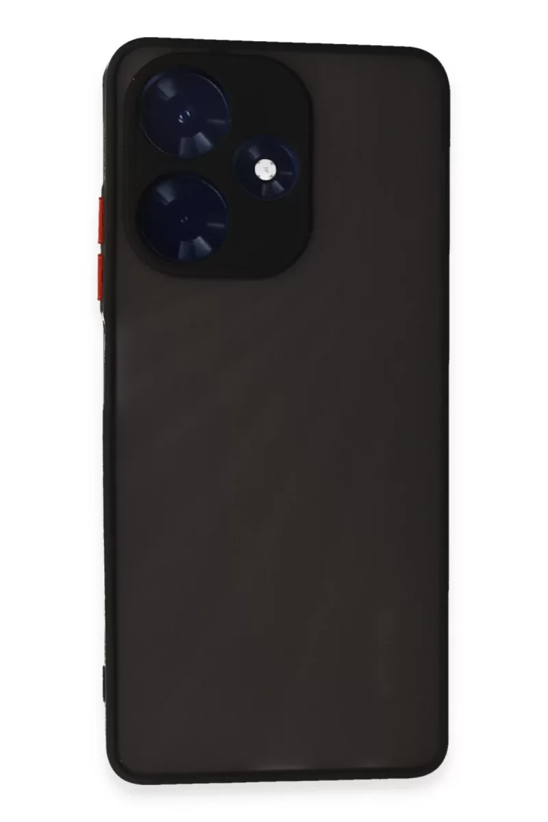 İnfinix Hot 30 4G Uyumlu Kılıf Montreal Silikon Kapak - Siyah