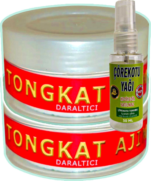 Tongkat Ajimat Madura 2 Adet 50 ml Vajinapress Masaj Kremi + 30 ml Çörek Otu Yağı