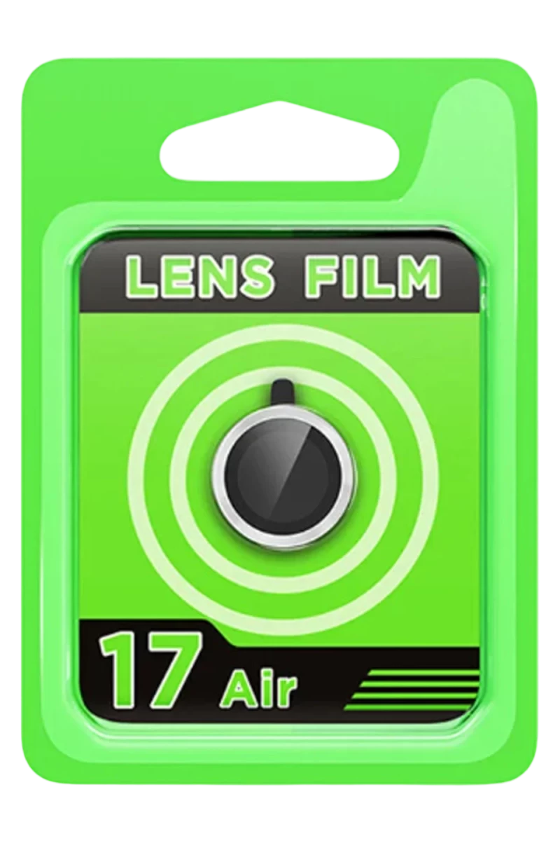 Apple iPhone 17 Uyumlu Air Uyumlu Raze Metal Kamera Lens - Gümüş
