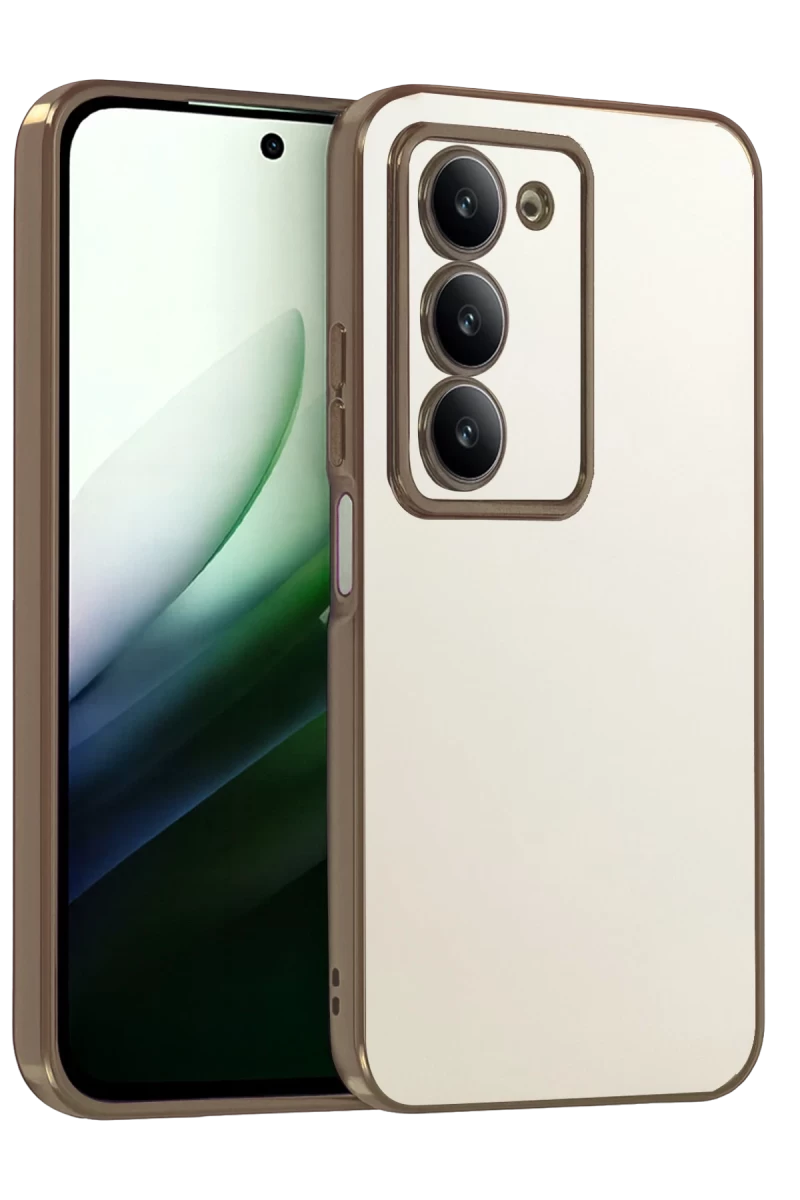 Xiaomi Redmi 15 4G Uyumlu Lensli Silikon - Çöl Titanyum