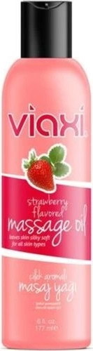 Viaxi Glide Viaxi Viaxi Çilek Aromalı Masaj Yağı 177 ml