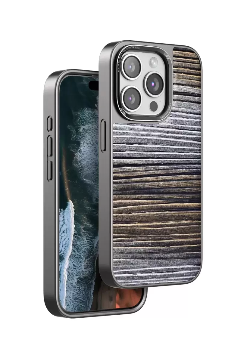 Venco Apple iPhone 14 Pro Max Uyumlu Wave Kapak - Sarı