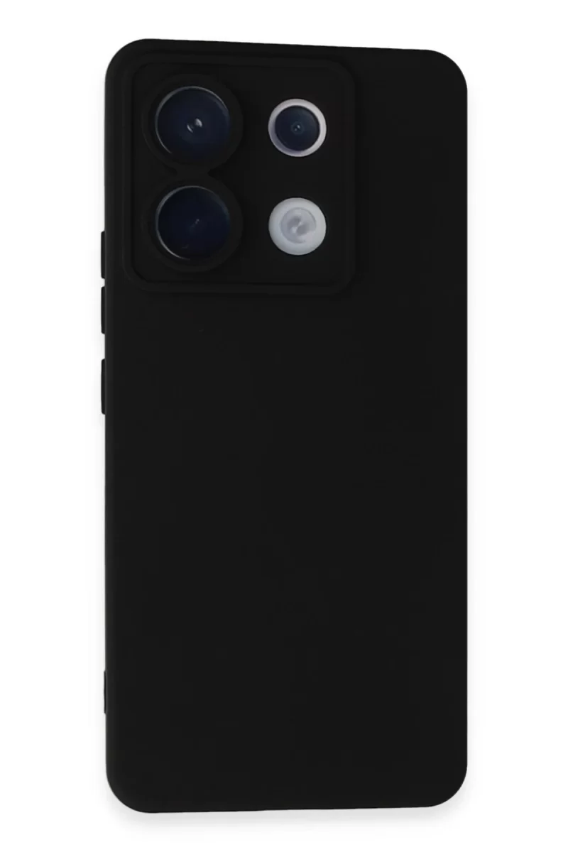 Xiaomi Redmi Note 13 Pro 5G Uyumlu Kılıf Nano içi Kadife Silikon - Siyah