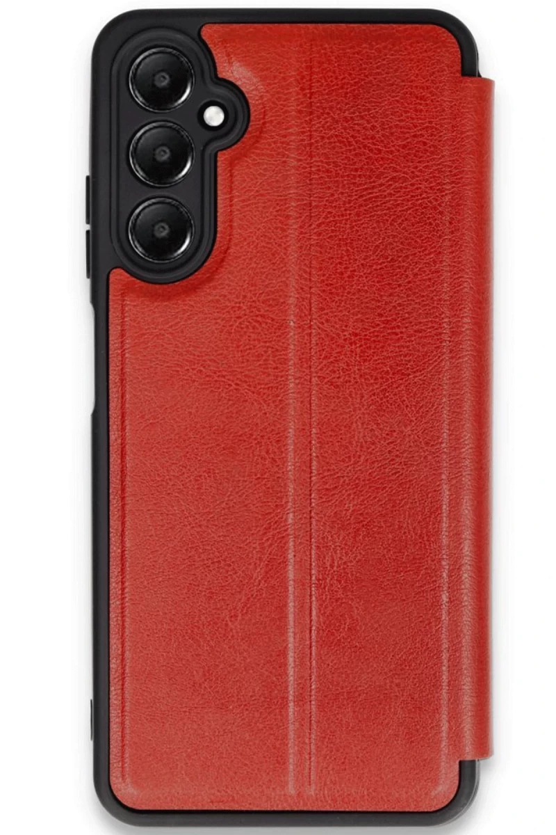Samsung Galaxy A35 5G Uyumlu Kılıf Flip Cover - Kırmızı