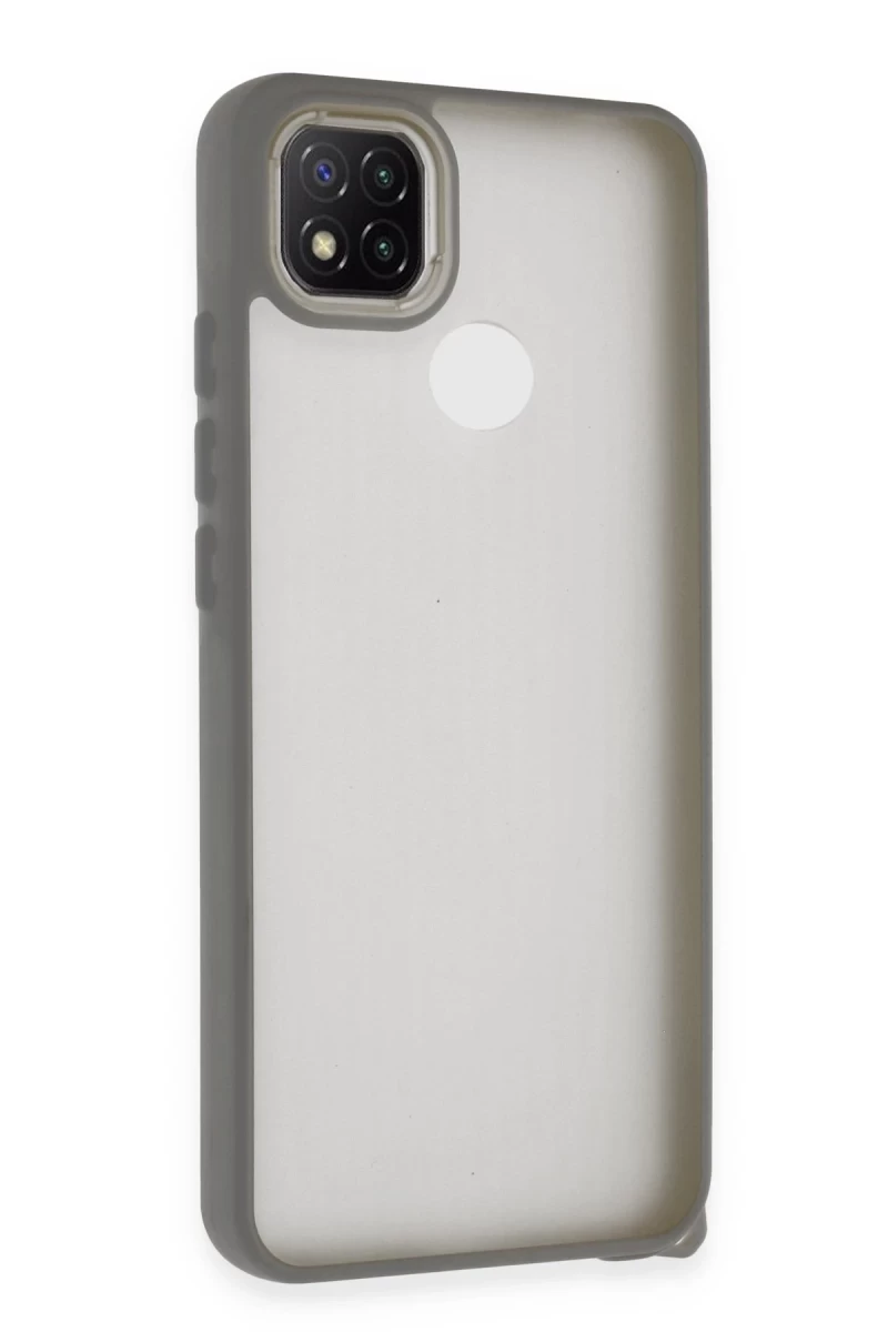 Xiaomi Redmi 9C Uyumlu Kılıf Elegant Kapak - Titan Gri