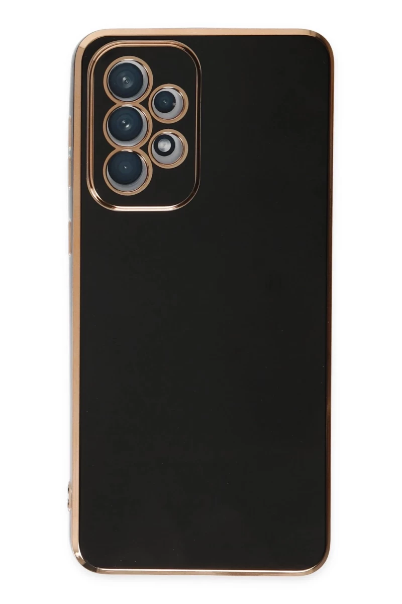 Samsung Galaxy A73 5G Uyumlu Kılıf Volet Silikon - Siyah