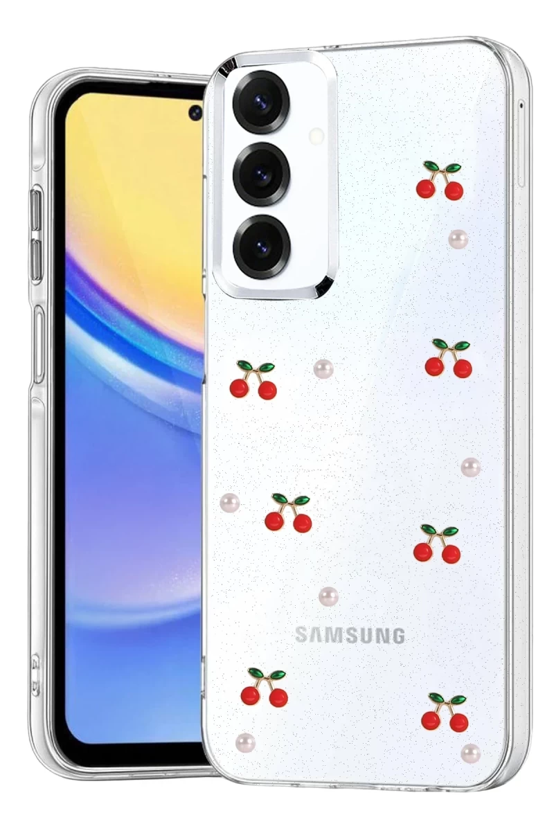 Samsung Galaxy A37 5G Uyumlu Fiyonk Desenli Kapak - Desen 9
