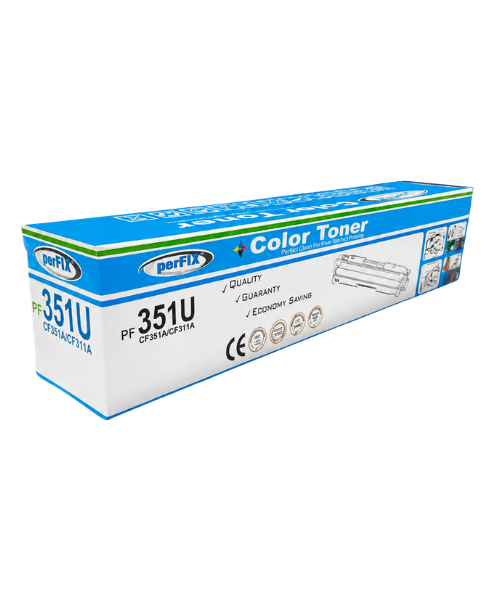 PFX Hp CF351U-Mavi Universal CF351A / CE311A-130A-126A Laser Toner 1K
