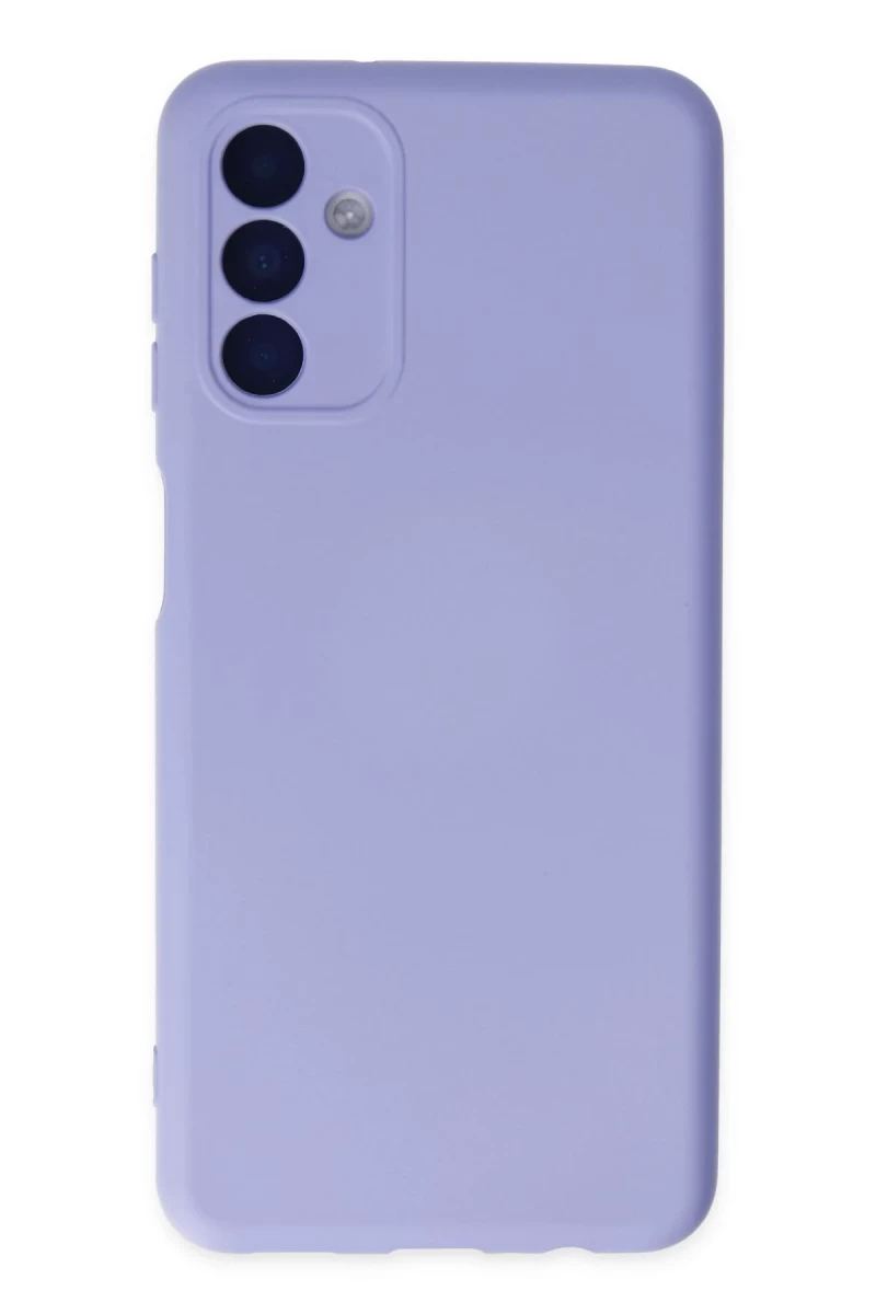 Samsung Galaxy A04S Uyumlu Kılıf Nano içi Kadife Silikon - Lila