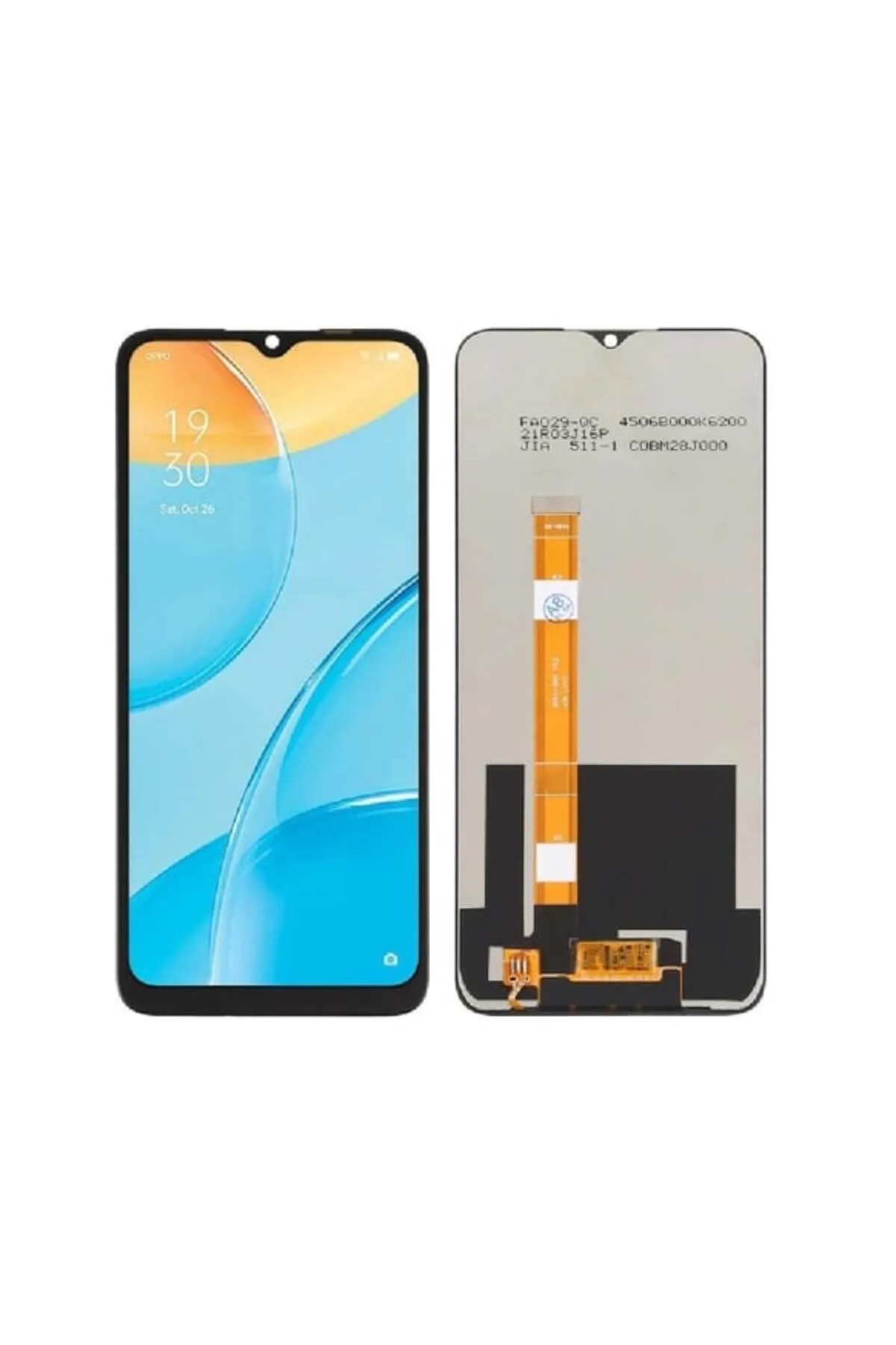 Oppo A15 Uyumlu Ekran Dokunmatik (Siyah)