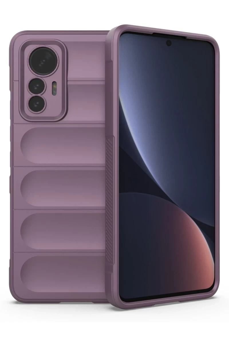 Xiaomi Mi 12 Lite Uyumlu Kılıf Optimum Silikon - Mor