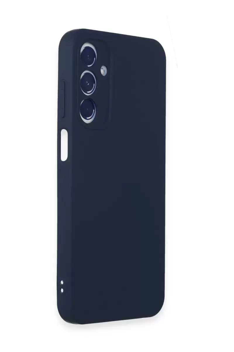 Samsung Galaxy A35 5G Uyumlu Kılıf First Silikon - Lacivert