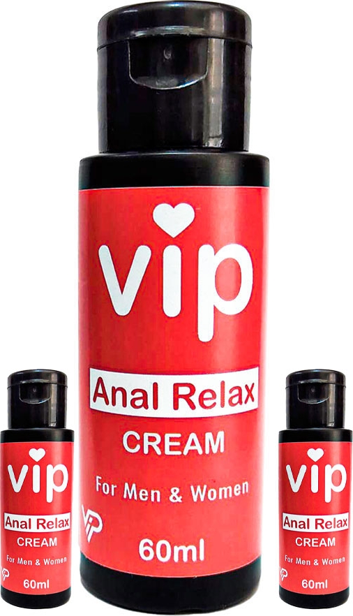 Vip Kadınlar ve Ap.erkekler Için Analrelax Cream 3 Adet Lubricantanalrahatlatıcı Kasgevşetici Kaydırıcıkrem 60 ml