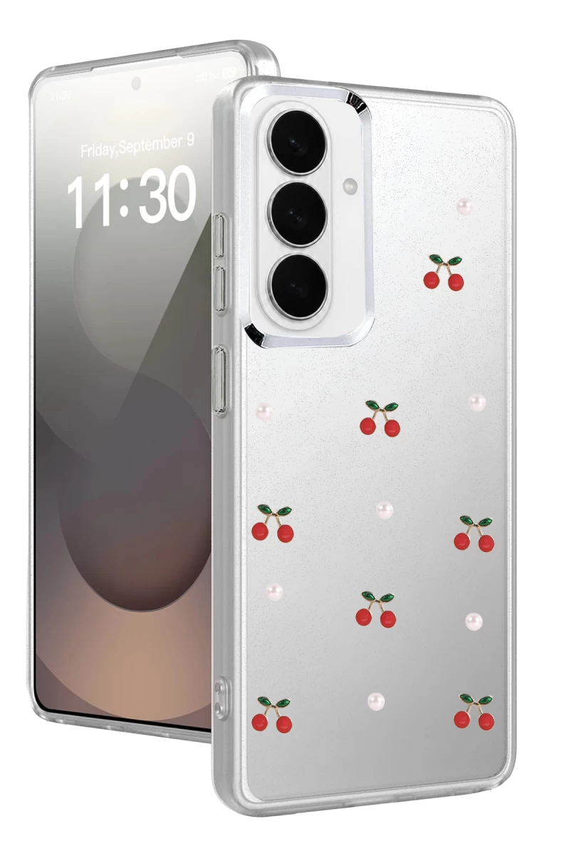 Samsung Galaxy S26 Plus Uyumlu Fiyonk Desenli Kapak - Desen 9