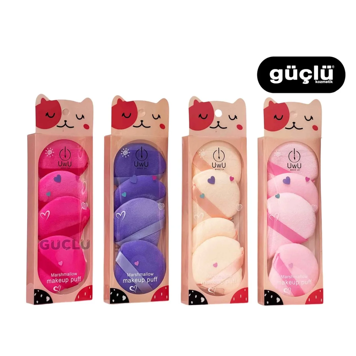 Yumuşak Dokulu Makyaj Süngeri - MAKYAJ SÜNGERİ & MARSHMALLOW 6LI