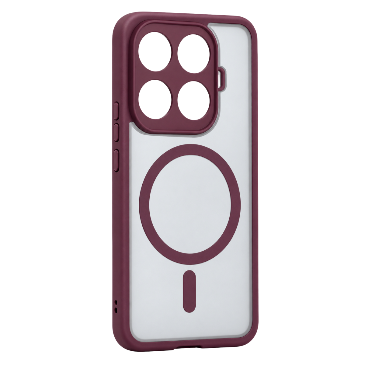 Xiaomi Mi 17T Pro Loji Magsafe Kapak - Bordo