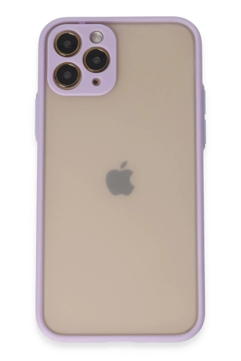 Apple iPhone 11 Pro Uyumlu Kılıf Montreal Silikon Kapak - Mor