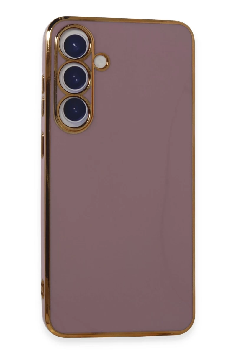 Samsung Galaxy S24 Plus Uyumlu Kılıf Volet Silikon - Mor