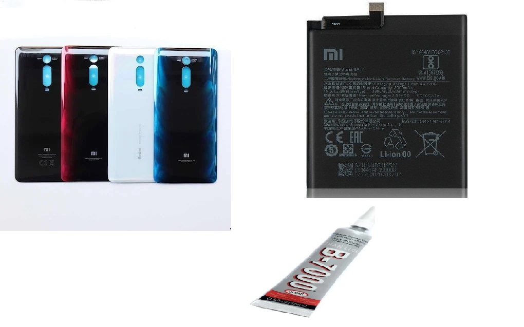 REDMİ 9T Uyumlu ARKA BATARYA KAPAĞI ,BATARYA VE B7000 YAP