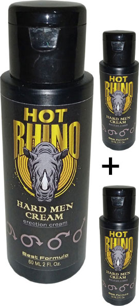 Hotrhino 60 ml 3 Adet Erkeğe KatıPe.nis Masaj Kremi