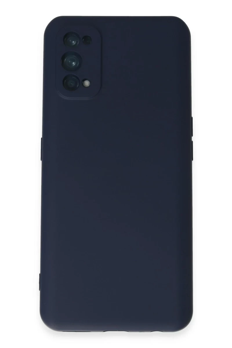 Realme 7 Pro Uyumlu Kılıf Nano içi Kadife Silikon - Lacivert