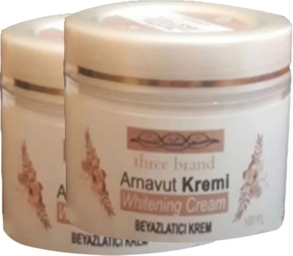 Three Brand Arnavutkremi 2 Adet Whitens Cream Tümbölge  Kremi 100 ml