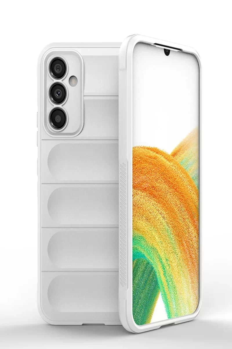 Samsung Galaxy A25 5G Uyumlu Kılıf Optimum Silikon - Krem