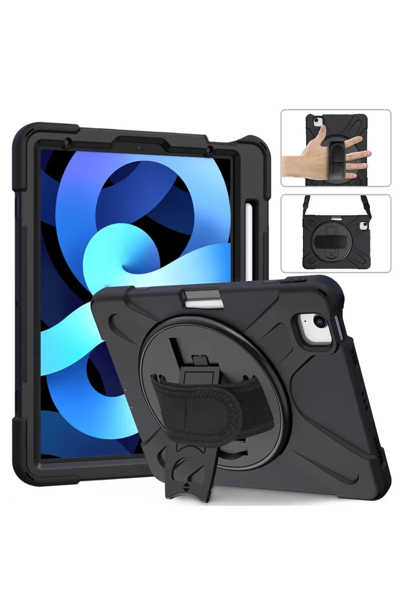 Apple iPad 2025 10.9 10.Nesil (A16) Kılıf Amazing Tablet Kapak - Siyah
