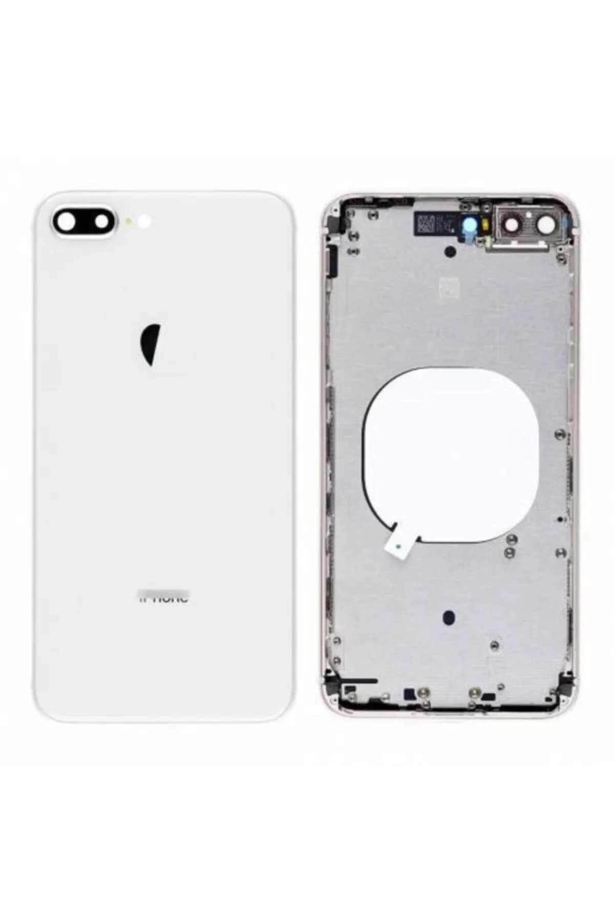 iPhone 8 Plus Uyumlu Kasa Kapak (Beyaz)