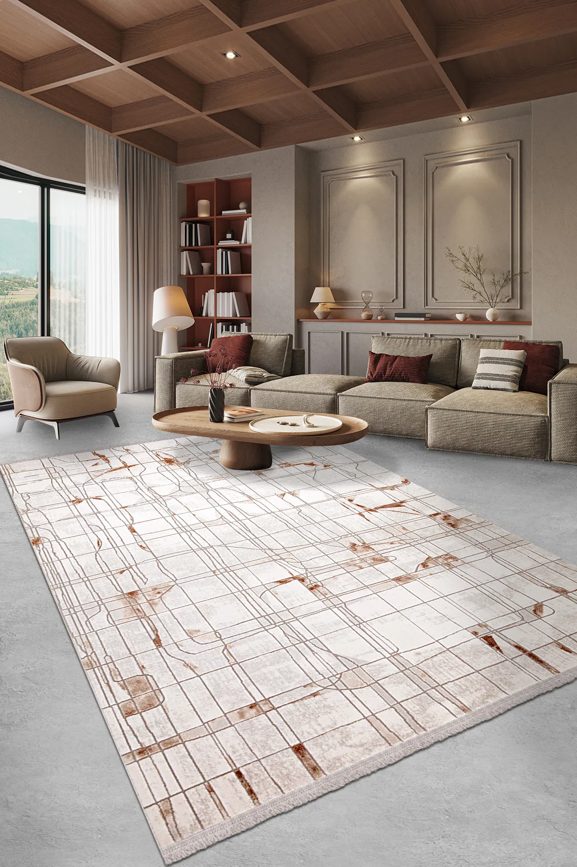 YoudayHomeCollection VALORİA Model Oturma Odası Halısı · EBAT: 80X80